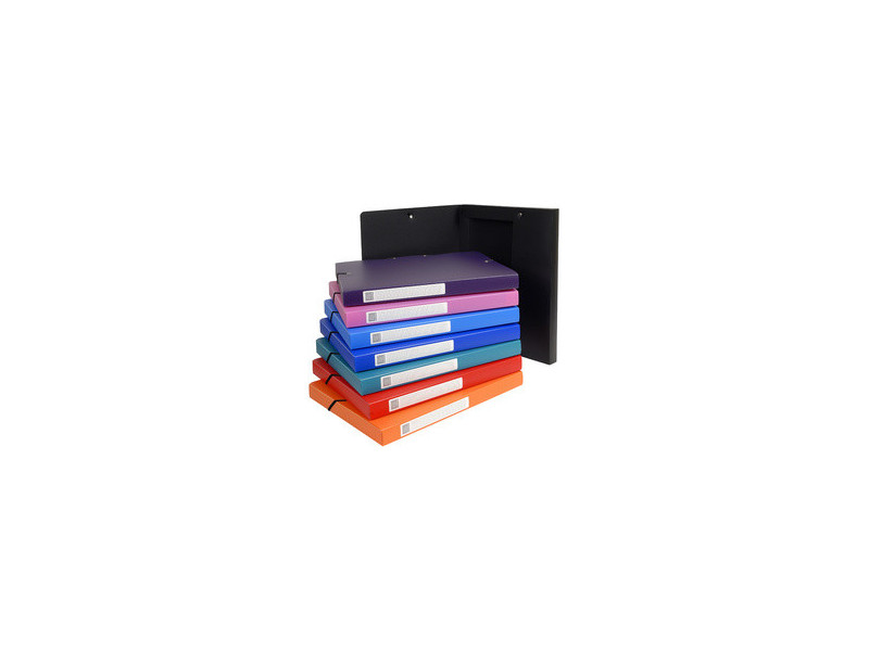 EXACOMPTA Boîte de classement Opaque, PP, 40 mm, assorti