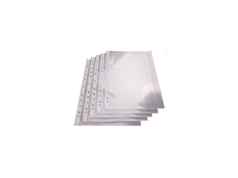 proOFFICE Pochette perforée, A4, PP, 50 microns, transparent