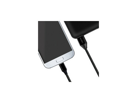 LogiLink Câble USB 2.0, USB-A - Micro USB, 0,3 m, noir