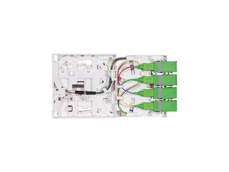 LogiLink Boîte d'épissure FTTH, 4x SC/APC, câble 40 m, blanc