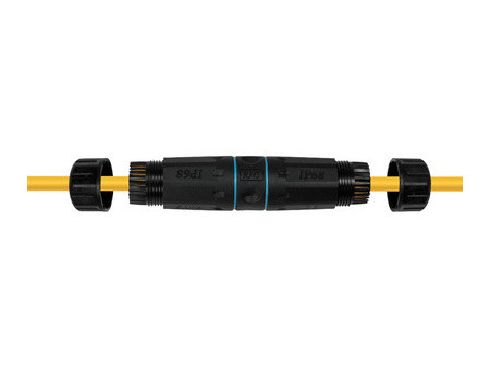 LogiLink Connecteur de câble extérieur, cat.6A/7/7A/8, noir