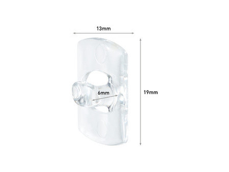 3M Command Clip décoratif, plastique, taille XS, transparent