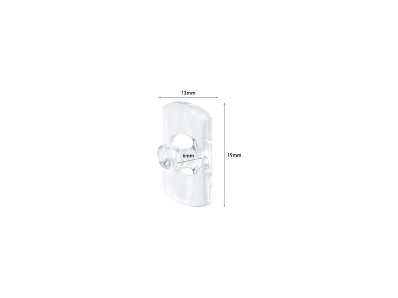 3M Command Clip décoratif, plastique, taille XS, transparent