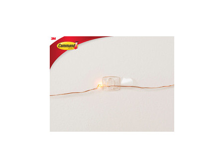 3M Command Clip décoratif, plastique, taille XS, transparent