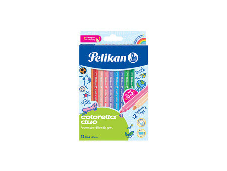 Pelikan Feutre colorella duo, étui en carton de 12
