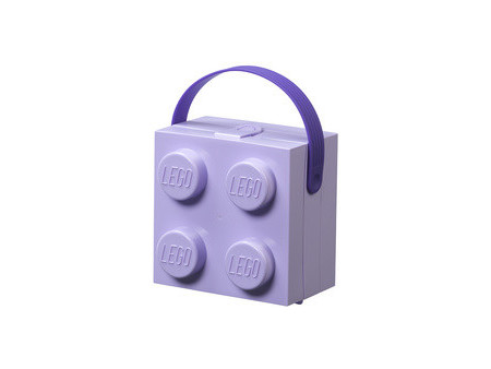 LEGO Boîte à goûter avec poignée, vert translucide
