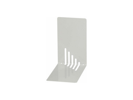 WEDO Serre-livres, (L)140 x (P)140 x (H)85 mm, gris lumière