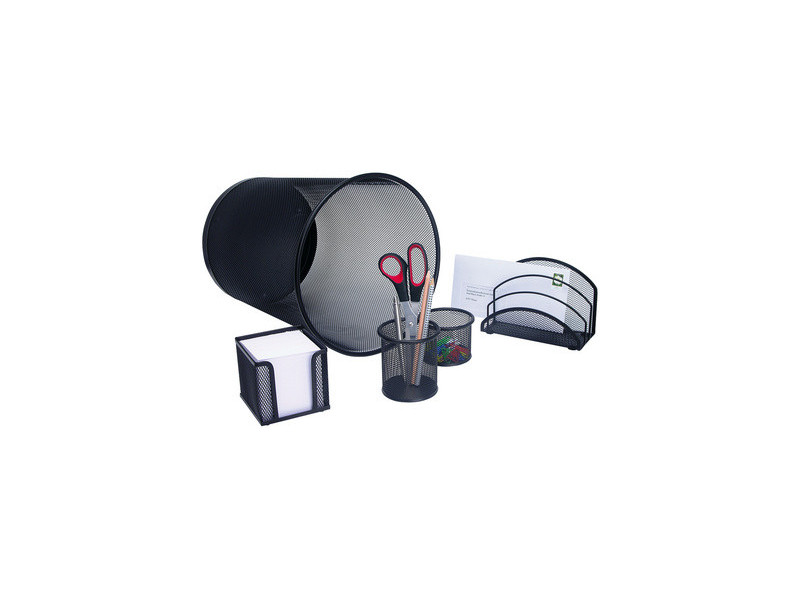 WEDO Set garnitures de bureau 'Office',fil métallique,argent