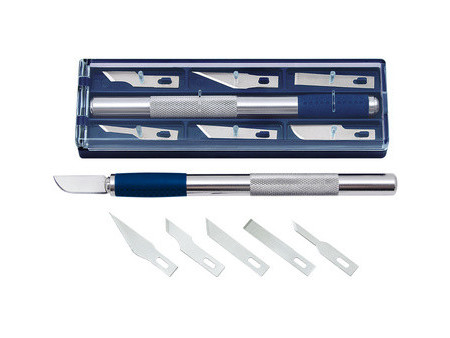 WEDO Scalpel de bricolage, longueur: 150 mm, incl. 6 lames