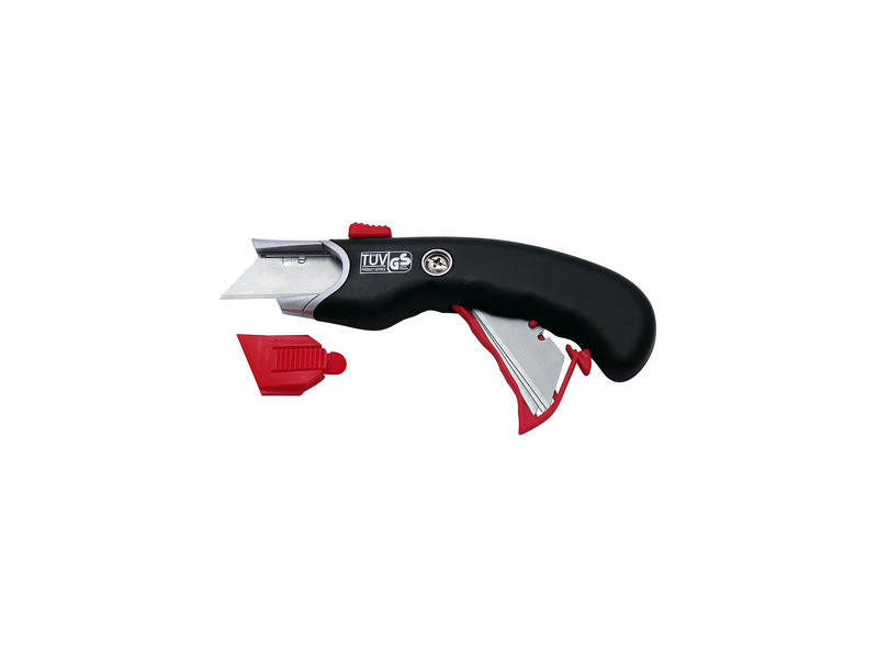 WEDO Safety-Cutter Premium, lame: 19 mm, noir/rouge
