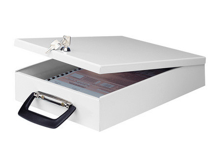 WEDO Caissette de documents, A4, avec poignée de valise