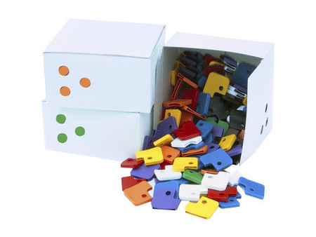 WEDO Protections angulaires pour clés, carton de 100 pièces