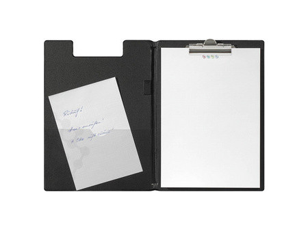 WEDO Porte-bloc double standard, format A4, noir