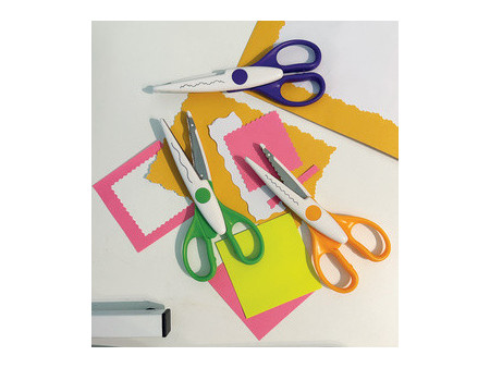 WEDO Set de ciseaux cranteurs, set de 3, assorti