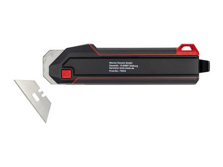 WEDO Couteau & grattoir 2 en 1 Premium, lame: 19 mm