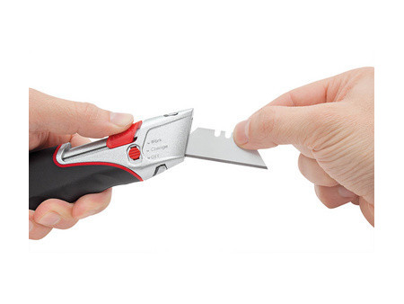 WEDO Super Safety-Cutter, lame: 19 mm, noir/rouge