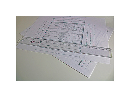 WEDO Règle plate, 200 mm, en plastique, transparente