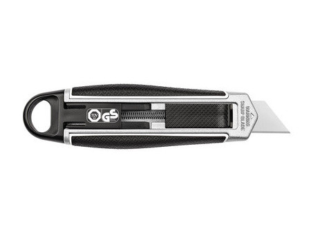 WEDO Cutter pour gauchers, lame trapèze, noir/argent