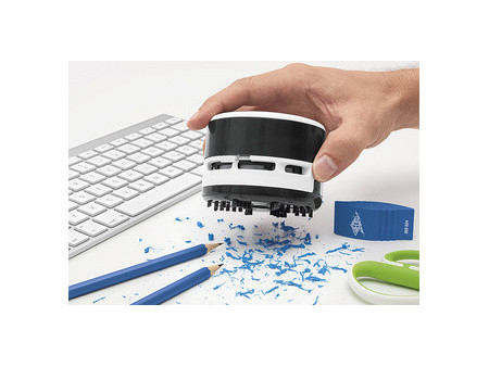 WEDO Aspirateur de table, plastique noir/blanc