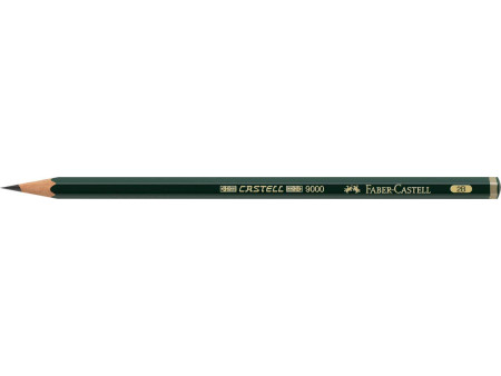 FABER-CASTELL Crayon CASTELL 9000, degré de dureté: 2B