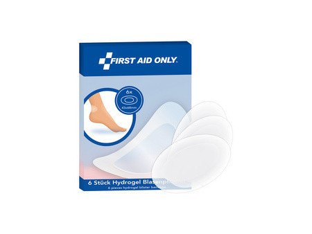 FIRST AID ONLY Pansement anti-ampoules, transparent, 6