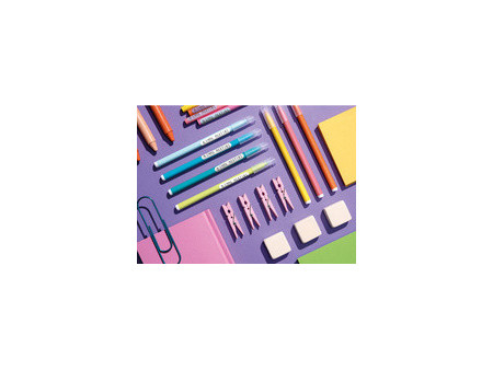 COLOP Étiquette pour crayon 'Marky', 10 x 42 mm, tons pastel