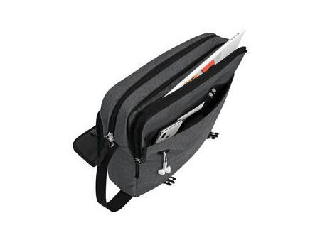 WEDO Sacoche pour notebook Messenger Bag COLLEGE, gris