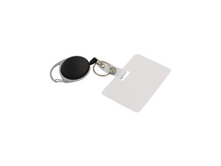 WEDO Clip de ceinture avec cordon en nylon extensible, noir/