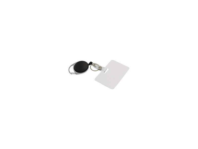 WEDO Clip de ceinture avec cordon en nylon extensible, noir/