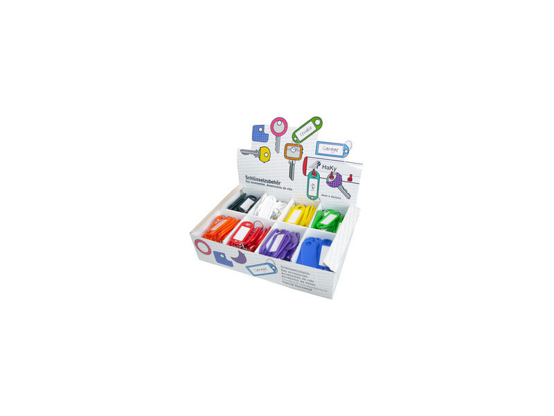 WEDO Porte-clés avec anneau, diamètre: 18 mm, présentoir