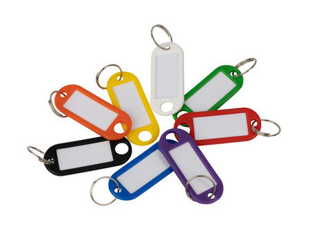WEDO Porte-clés avec anneau, diamètre: 18 mm, présentoir
