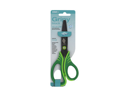 WEDO Ciseaux de bricolage Gripy black, rond, 130 mm