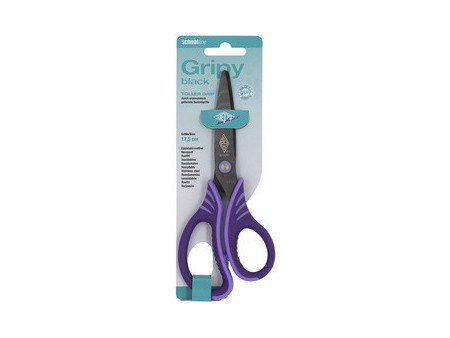 WEDO Ciseaux de bricolage Gripy black, rond, 130 mm