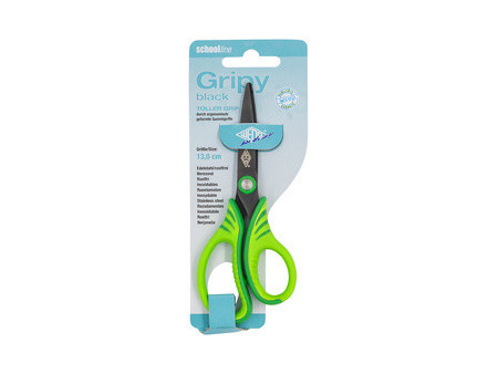 WEDO Ciseaux de bricolage Gripy black, rond, 130 mm