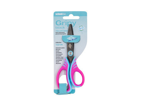 WEDO Ciseaux de bricolage Gripy black, rond, 130 mm