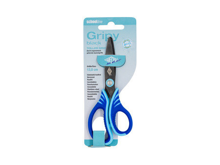 WEDO Ciseaux de bricolage Gripy black, rond, 130 mm