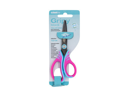 WEDO Ciseaux de bricolage Gripy black, rond, 130 mm
