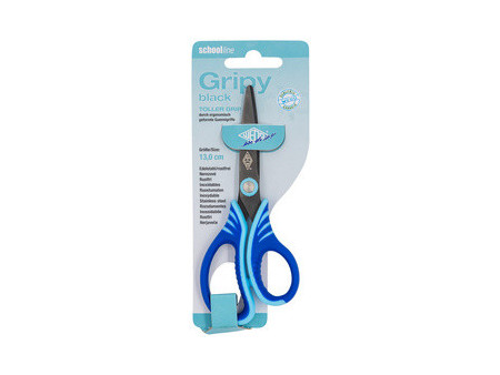 WEDO Ciseaux de bricolage Gripy black, rond, 130 mm