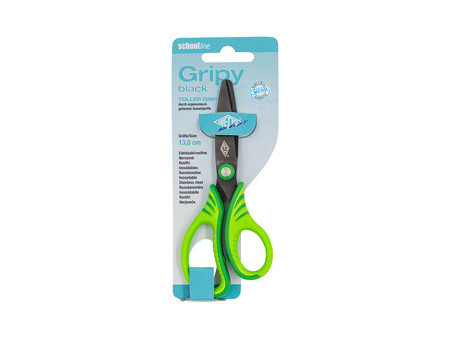 WEDO Ciseaux de bricolage Gripy black, rond, 130 mm