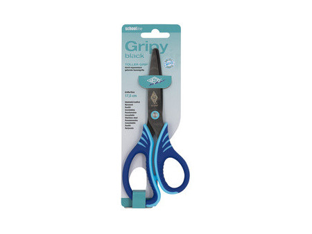 WEDO Ciseaux de bricolage Gripy black, rond, 175 mm
