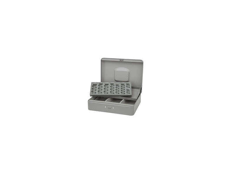 WEDO Caisse à monnaie standard, serrure à combinaison, gris