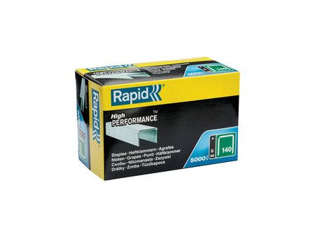 Rapid Agrafes 140/6, contenu: 5.000 pièces, zingué