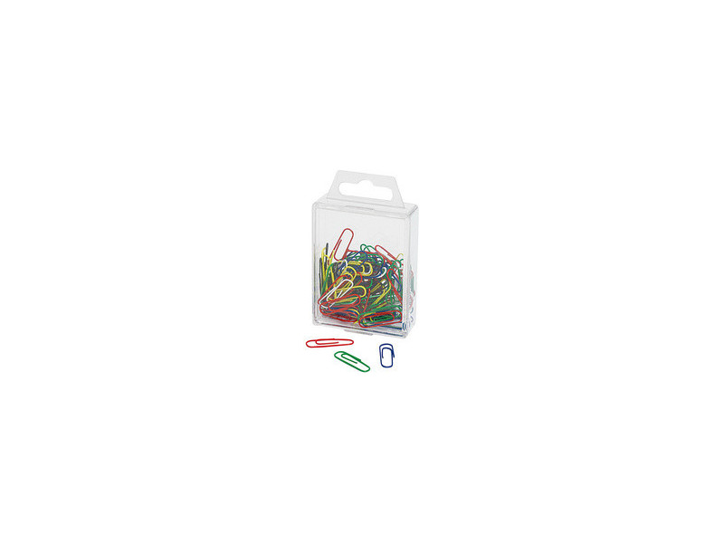 WEDO Trombones recouverts de plastique, 50 mm, assorti