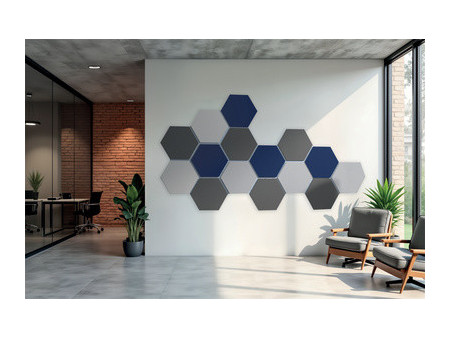 magnetoplan Panneau mural acoustique ecoAware, anthracite