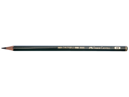 FABER-CASTELL Crayon CASTELL 9000, degré de dureté: 4B