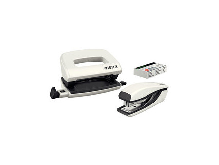 LEITZ Kit mini agrafeuse et perforateur Nexxt WOW, menthe