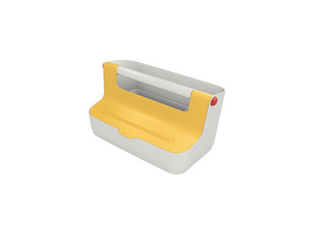 LEITZ Boîte de rangement portable Cosy, gris clair/bleu