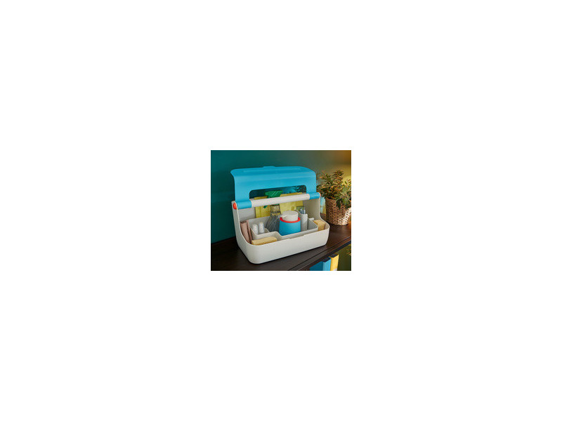 LEITZ Boîte de rangement portable Cosy, gris clair/gris