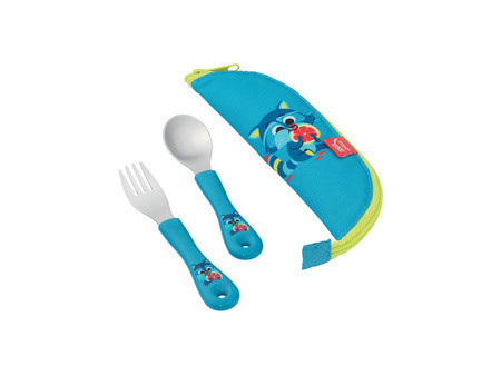 Maped PICNIK Set de couverts MINIZ Raton laveur, 3 pièces