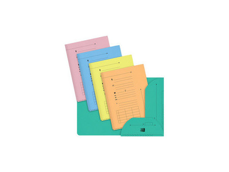 Oxford Chemise sous-dossier PASTEL, 2 rabats, A4, vert